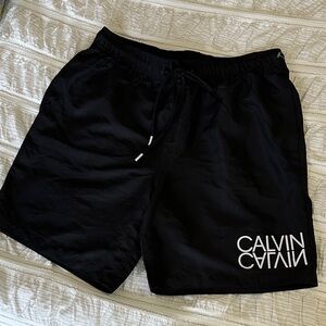 Calvin Klein Men's Black Swim Trunks